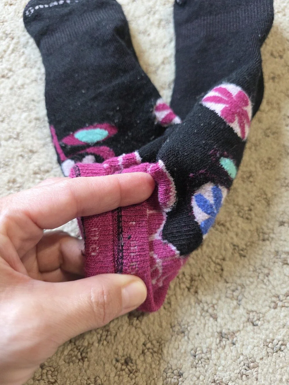 Smartwool Kids Medium Washed Socks.